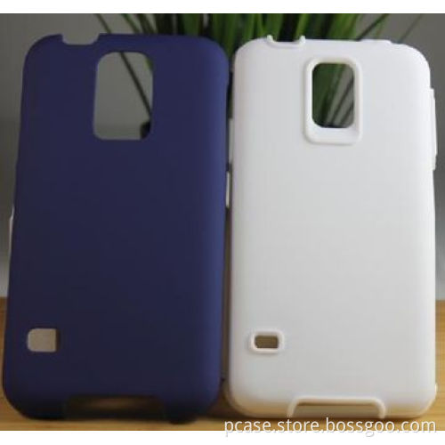 Two-piece case, silicone case outside, PC case inside